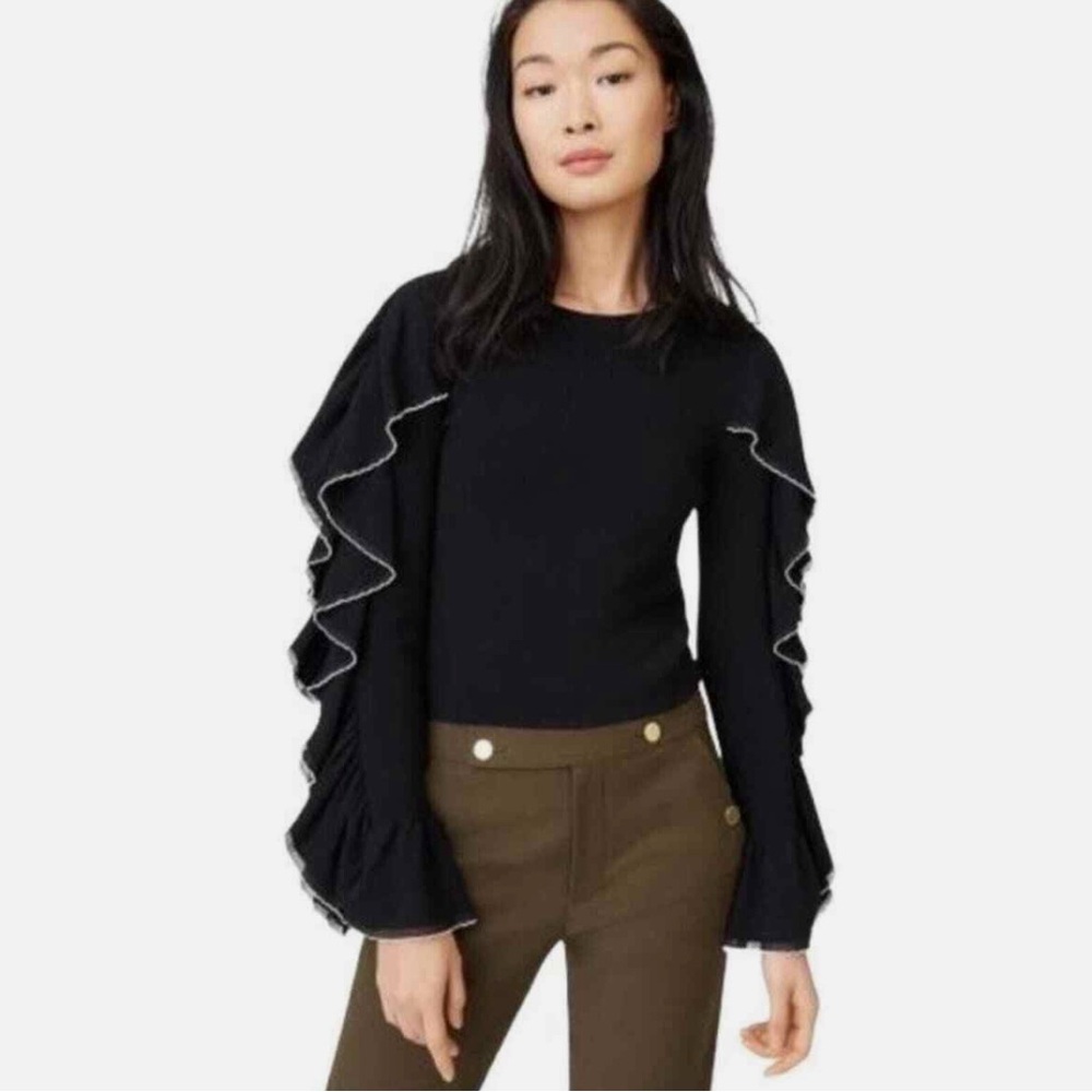 Club Monaco Sancerie Ruffle Sweater